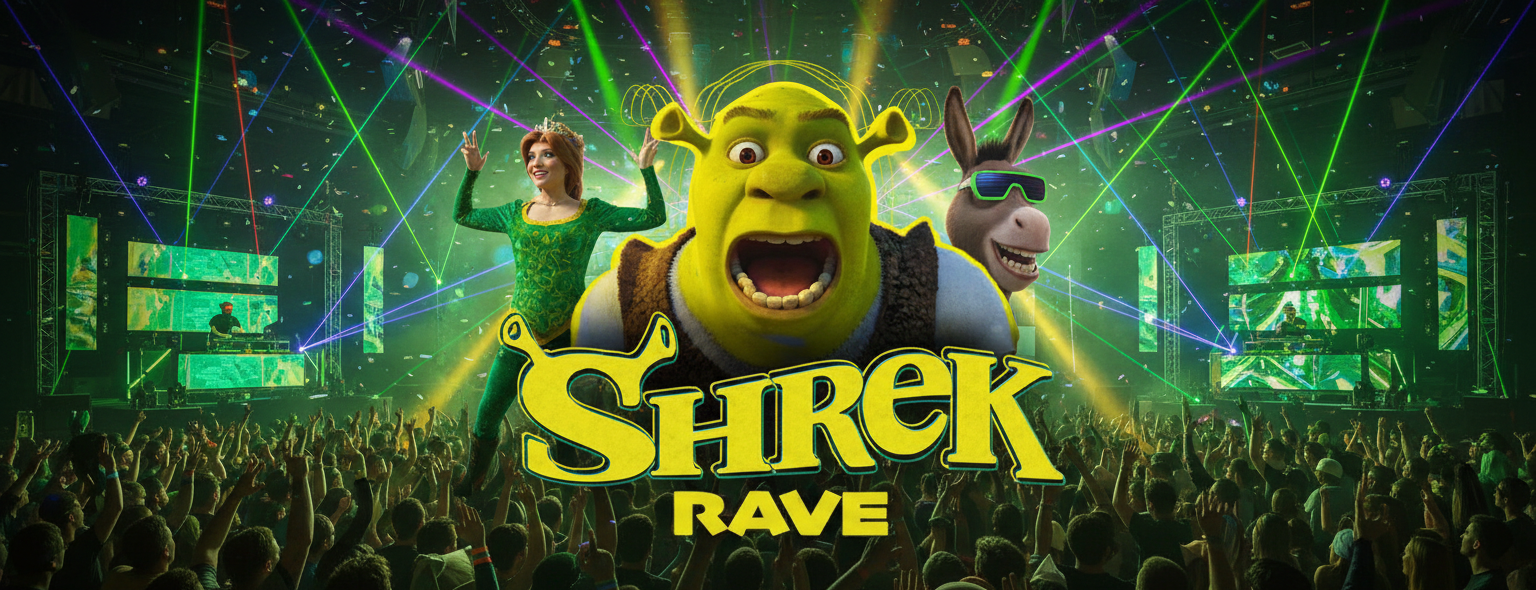 Shrek Rave Event