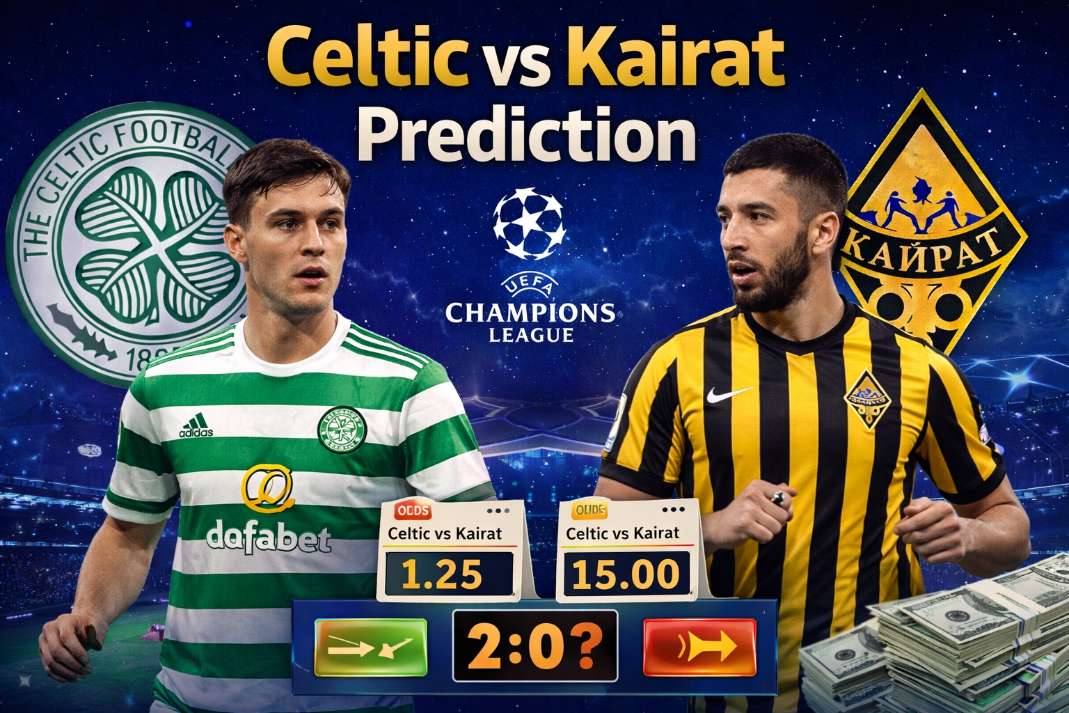 Celtic vs Kairat Prediction
