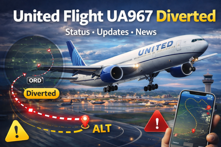 United Flight UA967 Diverted