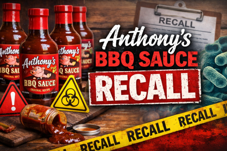 Anthony’s BBQ Sauce Recall